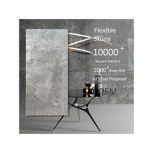 MCM Panneau de béton de ciment Flexible Pierre de placage <span class=keywords><strong>Ardoise</strong></span> pour bâtiment de grande hauteur Tuiles souples Panneaux de revêtement muraux décoratifs Échantillon 20*30mm - Product Image 2