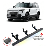Marchepieds latéraux électriques rétractables automatiques en alliage d'aluminium pour SUV Jishi 01 2023-2026 avec installation facile
