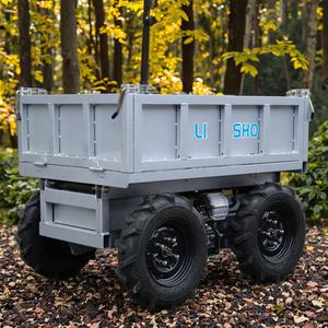 Carrinho de Transporte Elétrico Off-road 4WD com Controle Remoto para Canteiro de Obras Industriais - Product Image 2