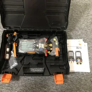 ชุดวัดสุญญากาศอัจฉริยะ Testo 557s - 4 วาล์ว เกจวัดดิจิตอลแบบไร้สาย พร้อมหัววัดอุณหภูมิแบบหนีบ 0564 5571 - Product Image 6