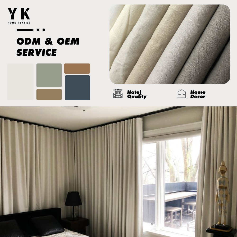 Luxury Curtains Living Room Latest Design Home Curtains windows Folding Linen Transparent Curtains · image 9