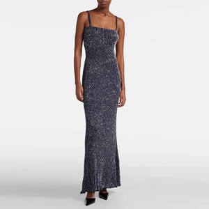 Robe moulante à paillettes pour femmes |   Robe à bretelles spaghetti cintrée à la taille pour les fêtes, les bals de promo et les occasions spéciales - Product Image 2