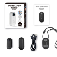 Mini caméra d'action sportive 1080p 4K HD très populaire avec connexion Wi-Fi, cordon et clip