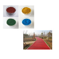 Peinture de ciment en oxyde de fer, poudre en oxyde ferrique, couleur rouge jaune fe2/3 vert orange