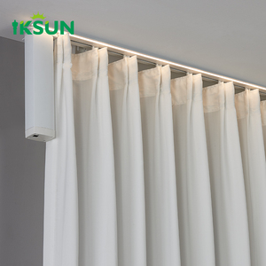 Iksun Nhà Thông Minh Tùy Chỉnh Cơ Động Cơ Rèm Cửa Điều Khiển Từ Xa Điện Tự Động Động Cơ Rèm Đường Sắt Theo Dõi Với LED Ánh Sáng - Product Image 4