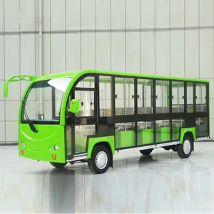 18 sitze Europäischen Standard Fabrik Liefern Elektrische Batterie Shuttle Auto Tourist Sightseeing Tour Bus Für Verkauf