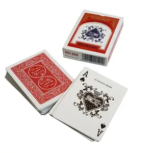 Fornitura di fabbrica di carte da gioco di alta qualità durevole giocando a carte da Poker