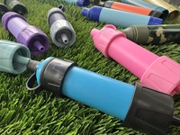 Paille filtrante portable en plastique ABS brevetée pour activités de plein air (escalade, randonnée, camping) - Utilisation durable toutes saisons