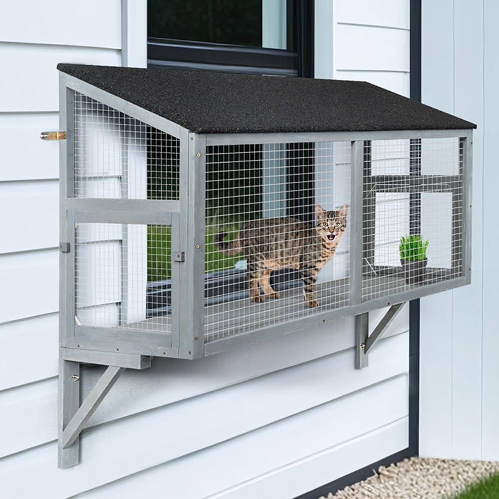 Catálogo de fabricantes de cajas de ventana para gatos al aire