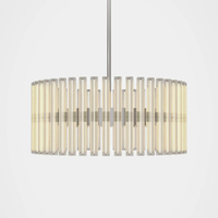 Lustre Moderne de Design International pour Bar, Hôtel, Maison - Lampe Décorative d'Intérieur à Niveaux, Design Rond Classique, Luminaire Suspendu
