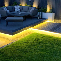 Sls50 Lumières décoratives imperméables super lumineuses pour l'extérieur, lumières solaires à LED en bande pour la cour, le jardin et l'ambiance du balcon