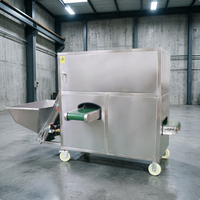 Groene bananen schilmachine, bananen schilmachine, bananen schil- en snijmachine