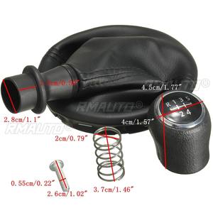 5 Speed Manual Gear Stick Shift Knob & Gaitor <b>Boot</b> <b>Cover</b> for VW for Volkswagen Transporter T5 T5.1 T6 Gp 2003-2019 - Product Image 6