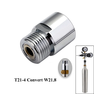 Assemblage de conduite de <span class=keywords><strong>gaz</strong></span> de bière à la maison, <span class=keywords><strong>tuyau</strong></span> de carbonatation de <span class=keywords><strong>gaz</strong></span> en PVC de 5/16 ", régulateur de Co2 W21.8 avec adaptateur de conversion pour bouteille de <span class=keywords><strong>gaz</strong></span> Co2 - Product Image 5