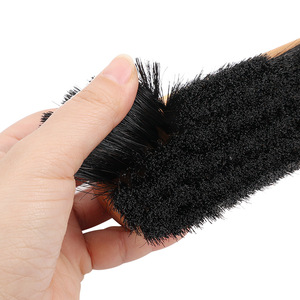 Solid Wood <b>Shoe</b> Brush Horse Hair <b>Soft</b> Bristle Stain Removal Cleaning Tool Household Use - Product Image 3
