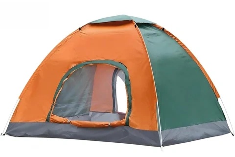 ประตูสองบาน_สีส้มผสมเขียว