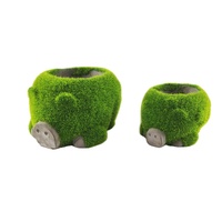 Nouveau produit fabriqué en matériaux cimentés, pot à fleurs pour plantes succulentes, plantes de jardin, bonsaï, petit pot de pin vert