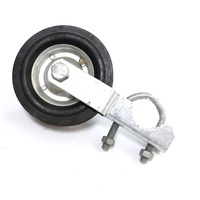 Roulette de porte Support à ressort Roue de porte de 6 pouces pour balançoire en métal