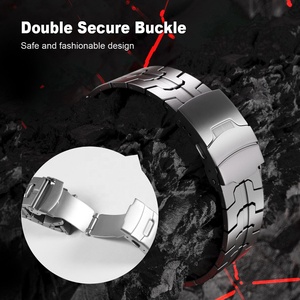 Wholesale Stainless Steel Metal Strap for Apple Watch 46mm 49mm Replacement Band with Butterfly Buckle for i watch Ultra SE <b>S10</b> - Product Image 4