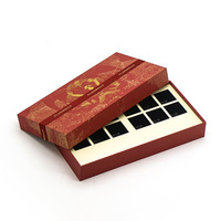 Boîte cadeau en chocolat, boîte cadeau créative pour rouge à lèvres, emballage pour confiseries et pâtisseries, boîte rectangulaire à couvercle supérieur et inférieur, boîte imprimée avec logo
