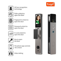 Cerradura Inteligente de Aluminio TYSH Tuya con Reconocimiento Facial 3D, Cámara WiFi, Huella Dactilar Biométrica, Código y Bloqueo Digital Inteligente