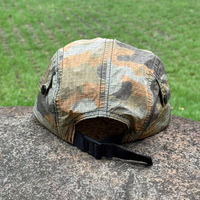 Sun Protect 5 Panel Camo Camp Cap Sport Running Camper Hat Ligero Montañismo al aire libre Camuflaje Sombrero táctico para senderismo