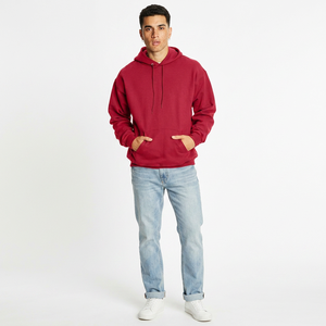 Sweat à capuche unisexe 100 % coton molletonné blanc et noir, design brodé par sublimation, style personnalisé, prix usine pour l'hiver, ODM - Product Image 1