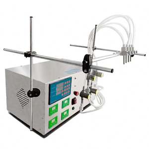 Máquina de Llenado Semiautomática con Bomba Magnética de 4 Boquillas para Bebidas, Jugos, Aceites Esenciales, Licores, Enjuague Bucal, Leche, Condimentos y Cosméticos - Product Image 4