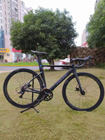 Vélo de route JAVA SILURO 3 en fibre de carbone, 18 vitesses, fourche avant en fibre de carbone, frein à disque, cadre en aluminium, SILURO 3 adulte