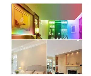 تويا زيجبي 15w LED الذكية النازل RGBCW Smartthings اليكسا جوجل المنزل التحكم لوحة مربعة راحة السقف ضوء
