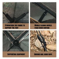 Tente de camouflage imperméable en Oxford à 270 degrés pour la sécurité en plein air, abri de chasse transparent, accessoires de camping pour des chasses sécurisées
