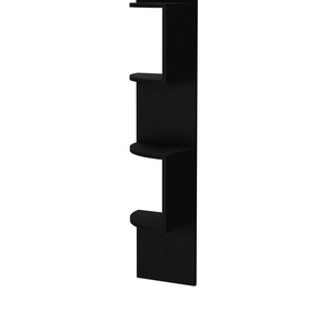 Wenge Full Wall Floating Shelf Modern Corner <b>Storage</b> For Living Room Or Bedroom Decor - Product Image 3