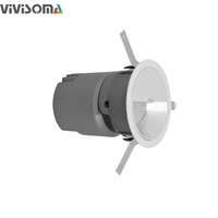 RS03010 LED CCT Downlight DALI Kısılabilir Gömme, Eğilebilir, Duvar Yıkayıcı, Yuvarlak Modern LED Akıllı Ofis, Oturma Odası İçin