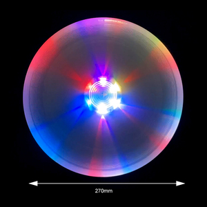 Disco Volador Luminoso LED de Plástico Multicolor en Oferta, para Campamentos al Aire Libre, Fiestas en la Playa, Regalo Promocional - Product Image 3