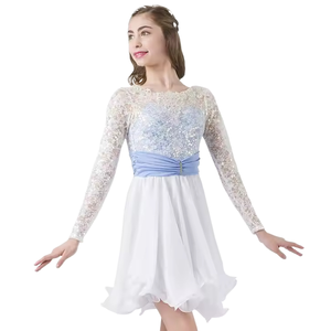 Traje de Danza Lírica <span class=keywords><strong>para</strong></span> <span class=keywords><strong>Niñas</strong></span> y Damas, Estilo Nuevo, <span class=keywords><strong>para</strong></span> <span class=keywords><strong>Canciones</strong></span> y Clubes - Product Image 1