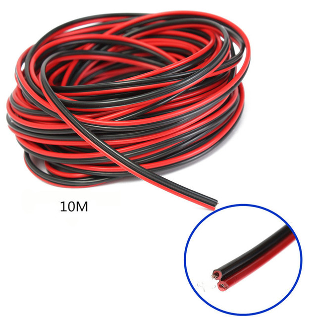 RVB Speaker Cable 2 Core X0.5mm Copper Insulation Pvc Flexible Sheathed Price Flat Electrical Audio Wire RVB Power Cable