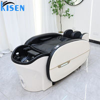Kisen – Lit de lavage capillaire électrique moderne de haute qualité pour salon, équipement de spa capillaire, fauteuil de massage pour lavage de cheveux