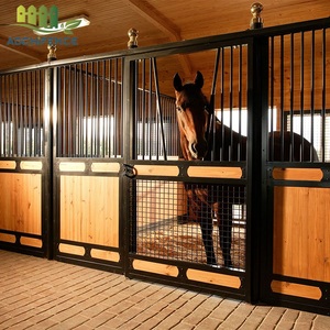 Panel stabil kuda luar ruangan dengan struktur kuat untuk kuda dan kuda poni ukuran kustom dan desain untuk penggunaan pertanian stabil - Product Image 4