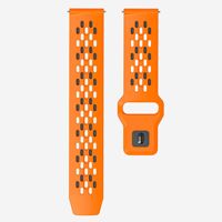 Atmungsaktives, Perforiertes Zweifarbiges Silikon-Uhrenarmband Geeignet für 18/20/22mm Uhren