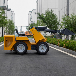 Mini-chargeuse compacte multifonctionnelle à chenilles, à essence, pour déneigement - Product Image 3