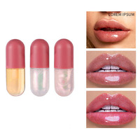 Gloss à lèvres naturel végétalien, coloré, hydratant, longue tenue, effet mat, personnalisable, pour l'hiver