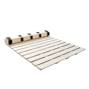 <strong>Pine</strong> Folding Hard <strong>Bed</strong> Board Customizable 1.8m Moisture-Proof Solid Wood Slatted Frame Tatami Breathable <strong>Bed</strong> Frame C001 Jiangsu - Product Image 1