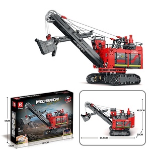 BLOCKMOC Electric Shovel <b>Building</b> Block <b>Model</b> Assembly 1:72 Scale ABS Plastic 2968 Pieces Educational Toy for Kids Ages 6+ - Product Image 6