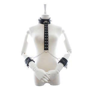 Juego de juguetes eróticos BDSM para adultos, esposas de cuello de <span class=keywords><strong>Bondage</strong></span>, arnés de cinturón de <span class=keywords><strong>Bondage</strong></span> corporal esclavo fetiche - Product Image 2