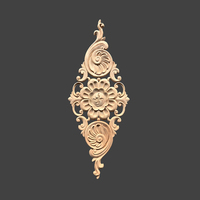 Appliques et incrustations en bois de caoutchouc sculpté pour cuisine salon maison bureau hôtel armoire à manger décoration pour usage domestique