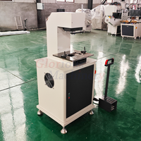 Machine de poinçonnage hydraulique à tête unique et multi-stations pour profilés en acier inoxydable et en aluminium de fenêtres, portes et cadres de fenêtres