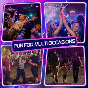 Pulseras LED, Pulseras Luminosas Intermitentes, Artículos de Fiesta para Fiestas, Festivales, Deportes, Campamentos, Eventos Nocturnos - Product Image 5