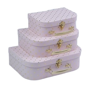 Scatola Valigia in Cartone Personalizzata con Manico in Metallo, Laminazione Opaca e Goffratura per Confezioni Regalo di Giocattoli, Vestiti, Pellicce e Calze - Product Image 5