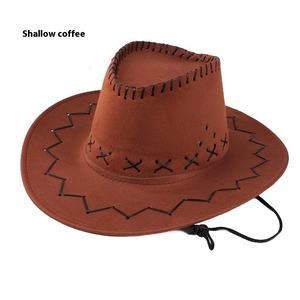 Grand chapeau d'alpinisme d'été en plein air Western <span class=keywords><strong>Cowboy</strong></span> Knights Hat Inspiré des prairies mongoles pour hommes et femmes - Product Image 3