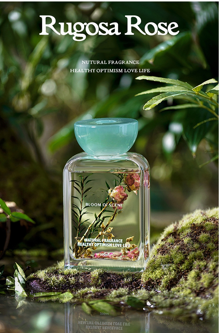 장미 꽃과 140대 밀리람베르트 정유 수지 덮개 세트 가방 신선한 방향 리드 확산기 1